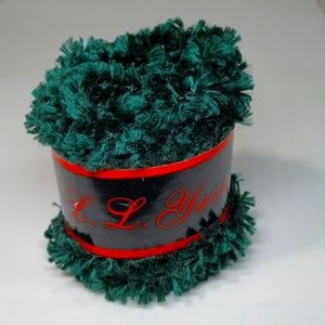 3/$15 L.L. Yarn Tufted Chenille 1.75oz/50g 24yds/22m 100% Polyester Spruce Green